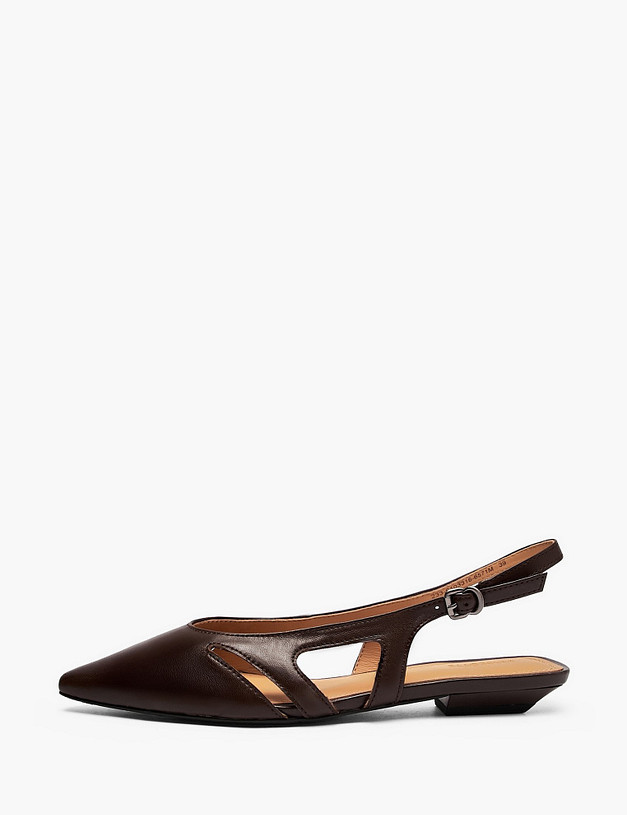 Коричневые женские туфли MASCOTTE 233-6103316-6571M | ракурс 1