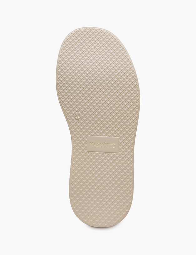 Белые женские сабо MASCOTTE 25-511311-0601 | ракурс 5