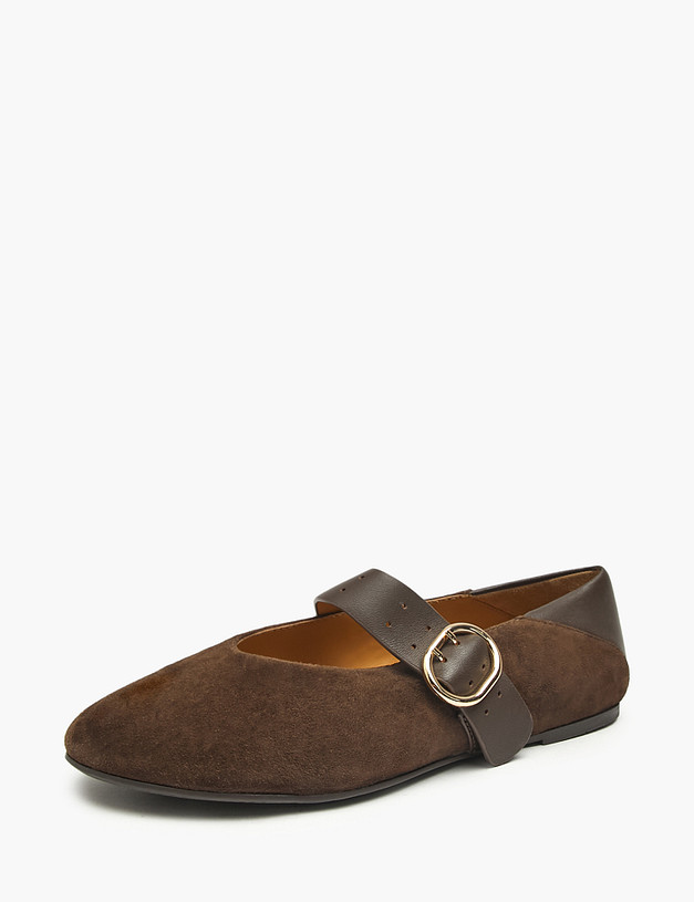 Коричневые женские туфли Мэри Джейн MASCOTTE 15-5260815-4680M | ракурс 2