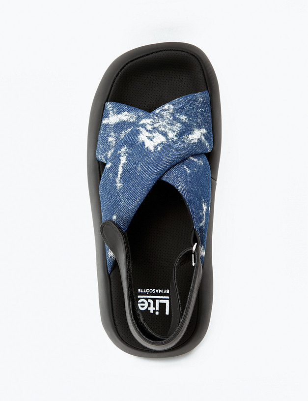 Черные женские сандалии MASCOTTE 234-411561-0203 | ракурс 4