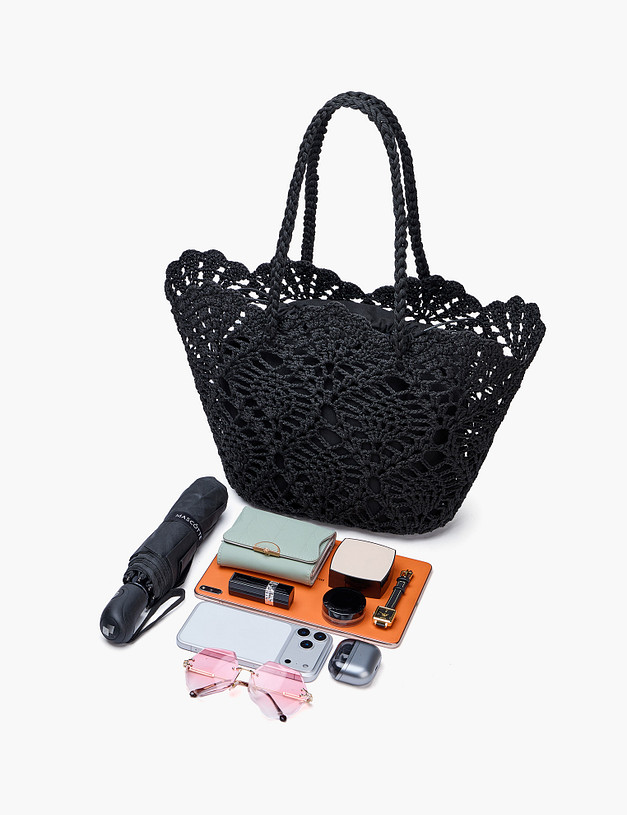 Черная женская сумка MASCOTTE 660-6130-202 | ракурс 5