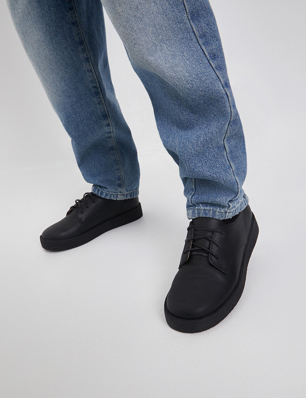 Черные детские полуботинки MASCOTTE 159-410211-0102 | ракурс 13