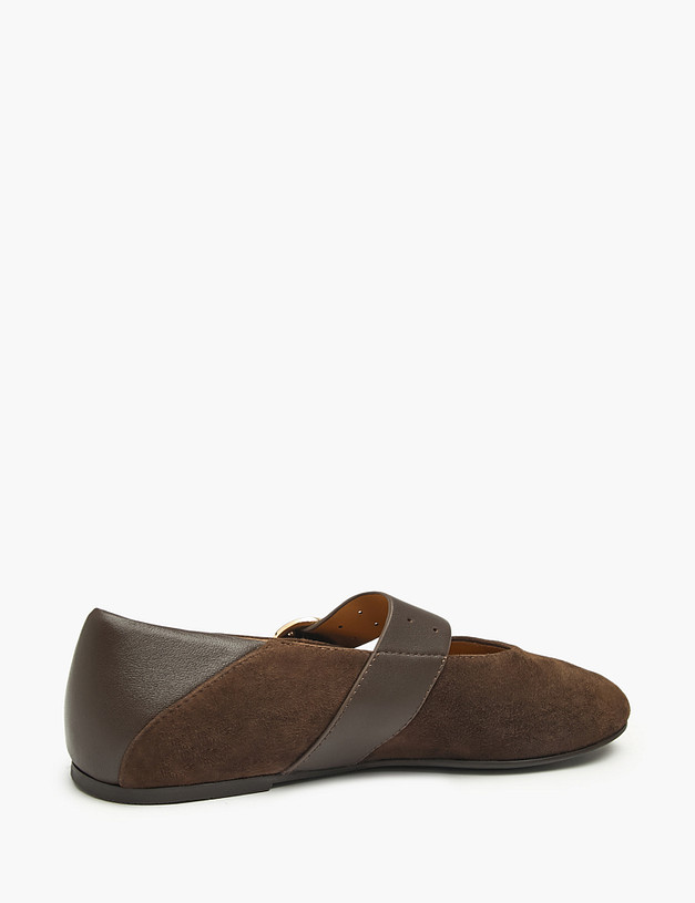 Коричневые женские туфли Мэри Джейн MASCOTTE 15-5260815-4680M | ракурс 3