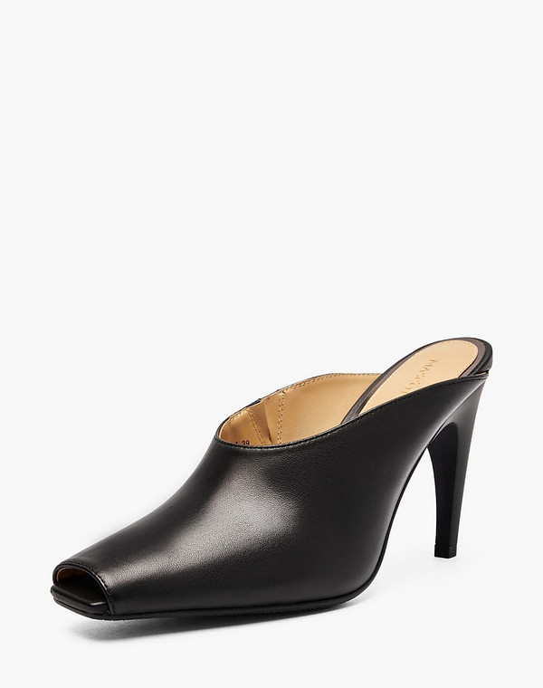 175-6163015-3501M Туфли летние женские нат.кожа/нат.кожа черн, Mascotte