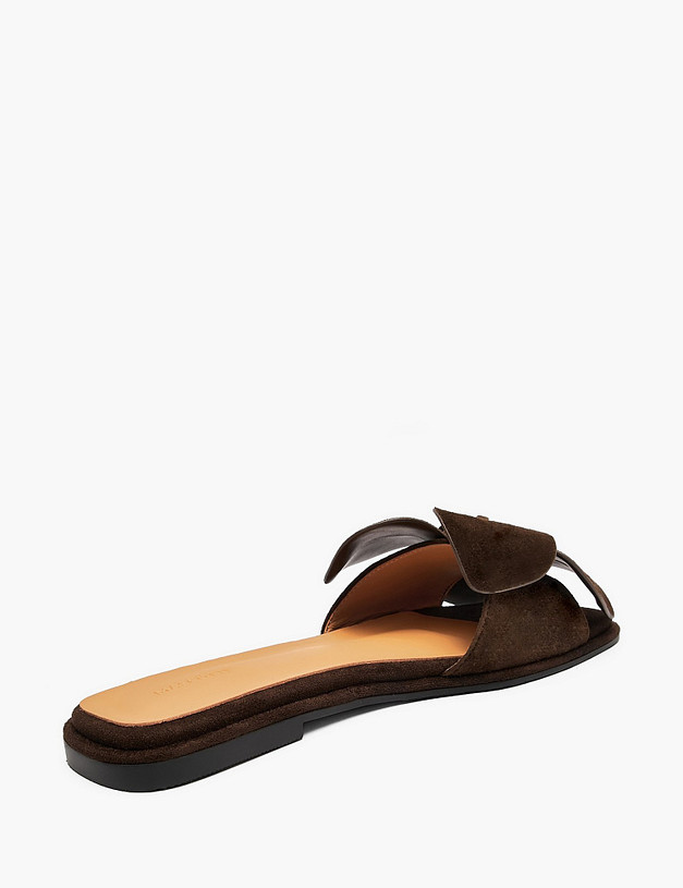 Коричневые женские сабо MASCOTTE 94-5164714-4680M | ракурс 3