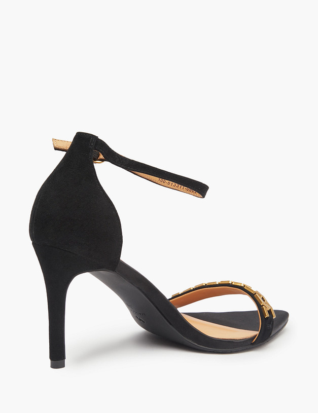 Черные женские босоножки MASCOTTE 100-513311-0602 | ракурс 5