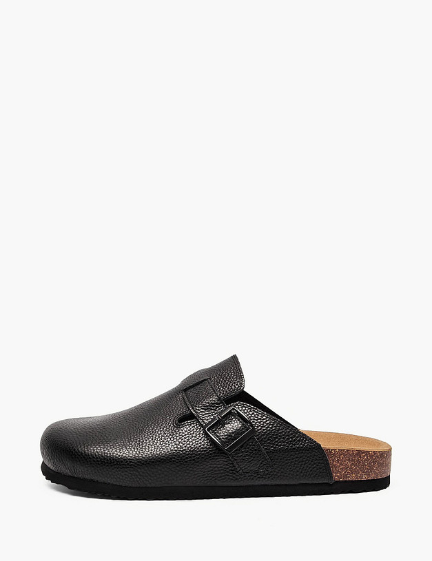 Черные мужские сабо MASCOTTE 98-614821-0102 | ракурс 1