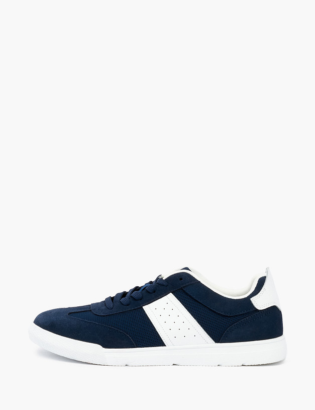 Синие мужские кеды на белой подошве MASCOTTE 189-2113122-0203 | ракурс 1