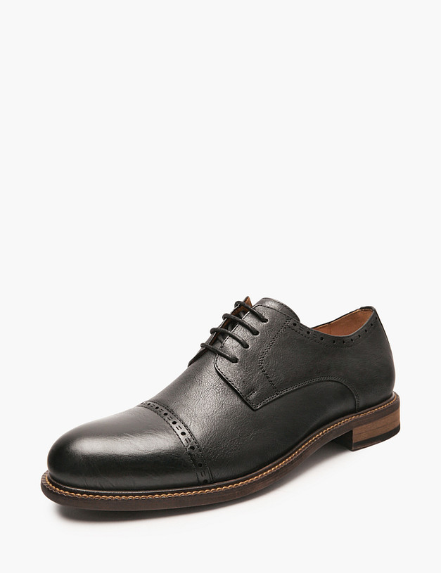 Черные мужские дерби MASCOTTE 58-512616-0102 | ракурс 3