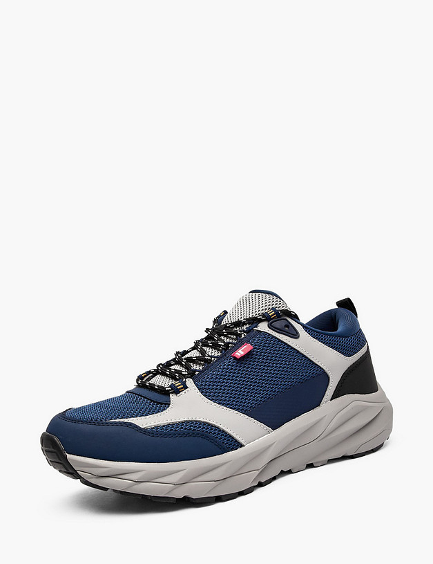 Синие мужские кроссовки MASCOTTE 181-512222-0203 | ракурс 2