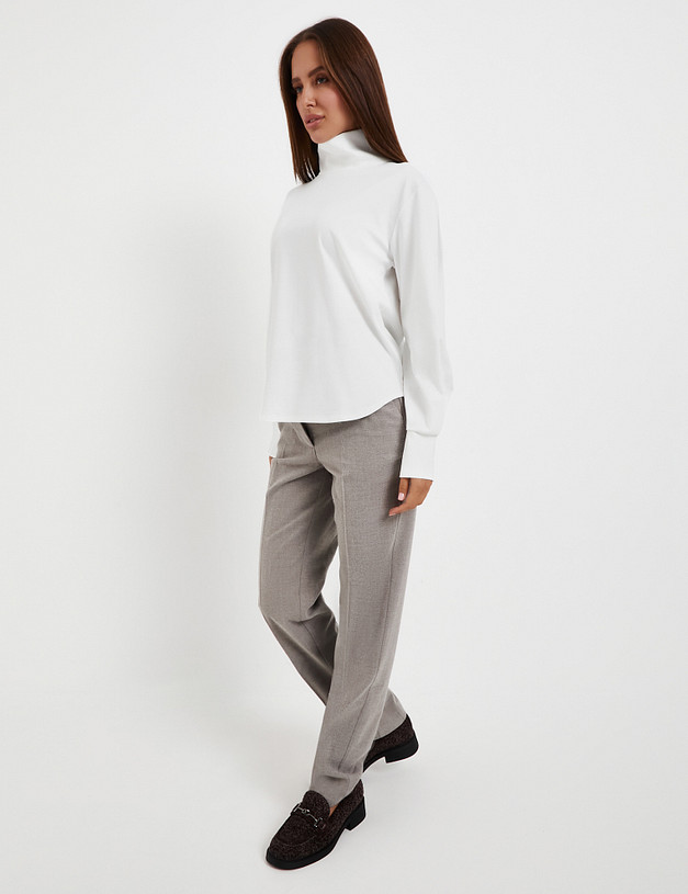 Белая женская водолазка MASCOTTE 976-5203-2601 | ракурс 2