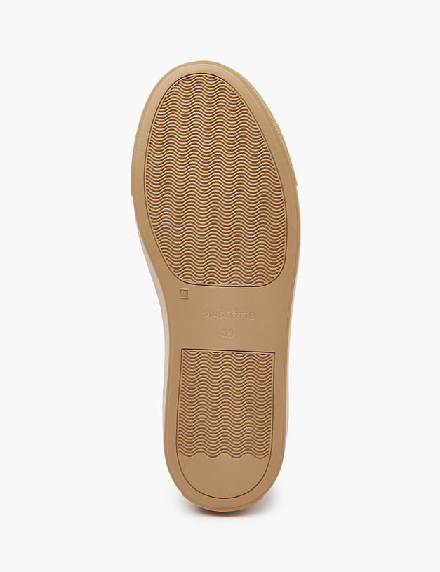 Бежевые женские кеды MASCOTTE 22-4120411-4625M | ракурс 5