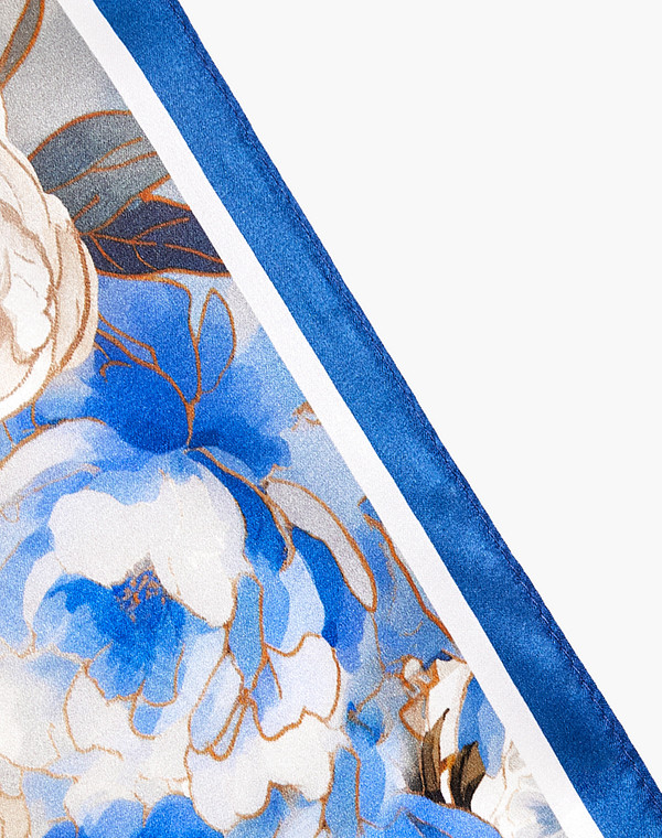 766-6134-2103 Платок женский синий, Mascotte