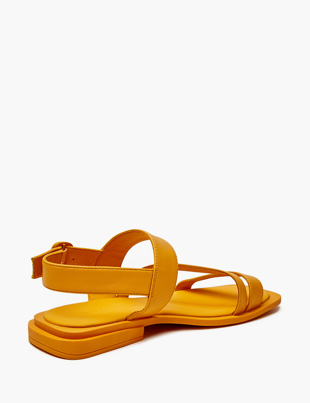 Оранжевые женские сандалии из натуральной кожи MASCOTTE 94-410811-0513 | ракурс 3