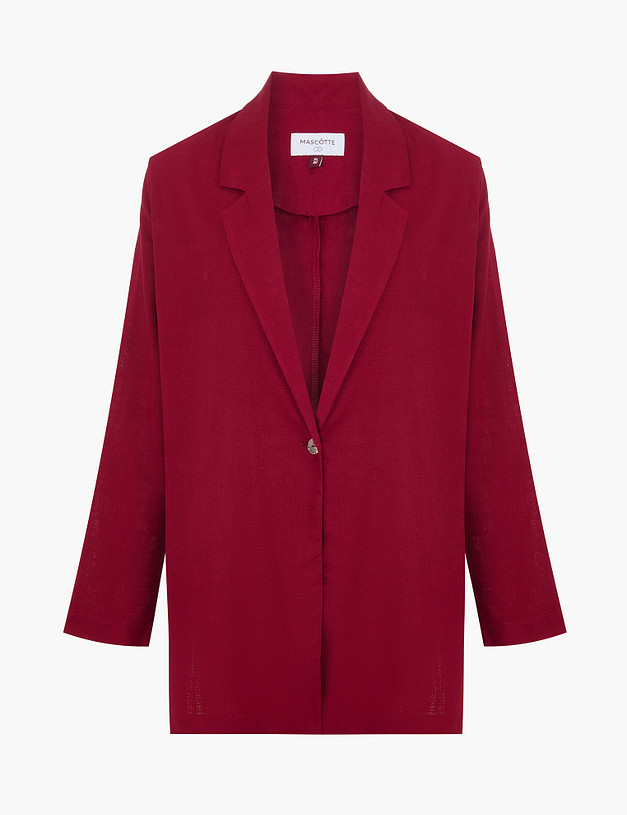 Бордовый женский жакет MASCOTTE 790-5107-2705 | ракурс 5