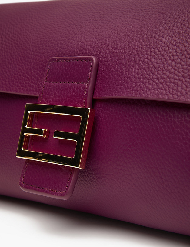 Фиолетовая кожаная женская сумка MASCOTTE 660-3212-107 | ракурс 7