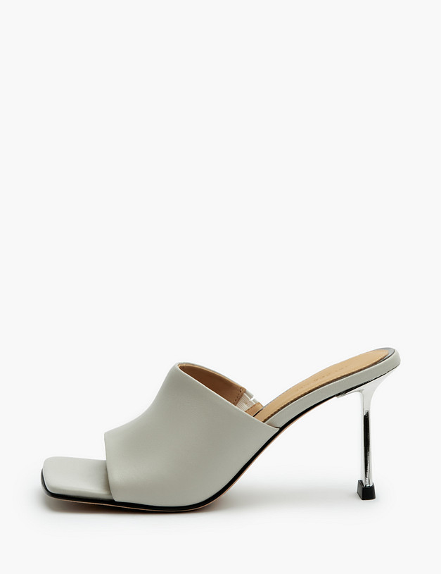 Серые женские сабо MASCOTTE 175-3182813-6535M | ракурс 2