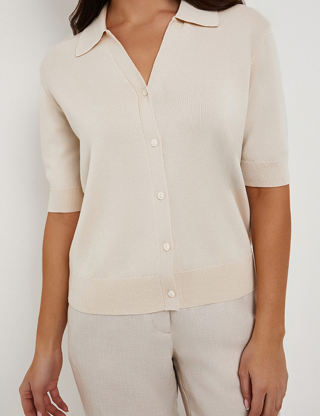 Молочный женский кардиган MASCOTTE 852-6125-2401 | ракурс 3