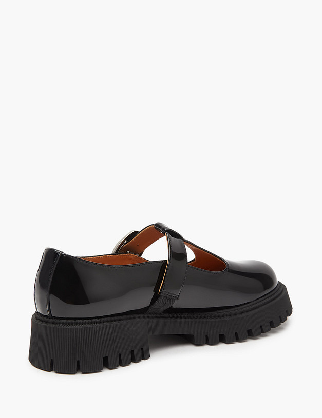 Черные женские туфли Мэри Джейн MASCOTTE 234-123516-3701M | ракурс 5