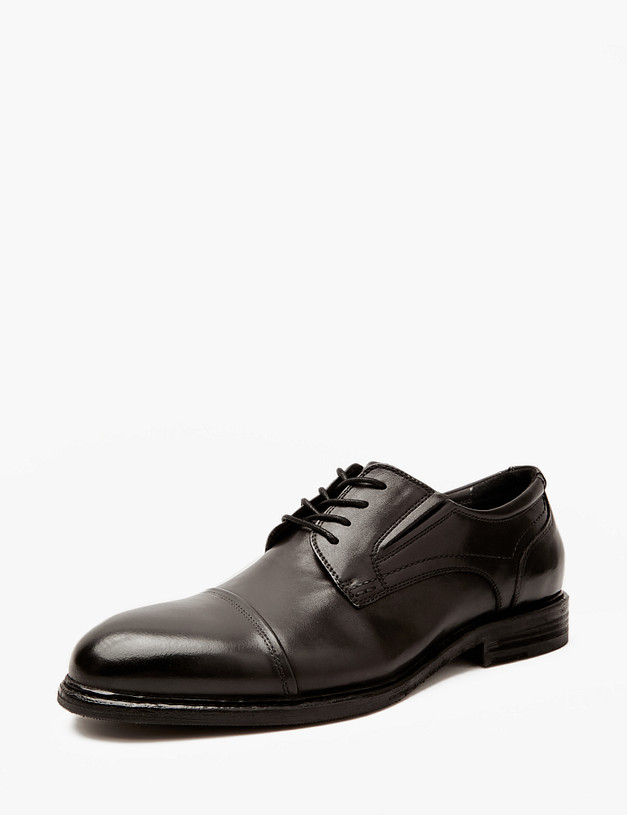 Premium черные мужские дерби MASCOTTE 128-414511-0102 | ракурс 2