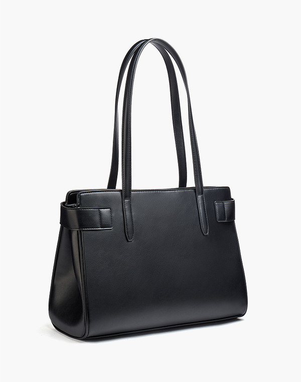 642-6107-602 Сумка женская и.кожа/текстиль черн, M, Mascotte