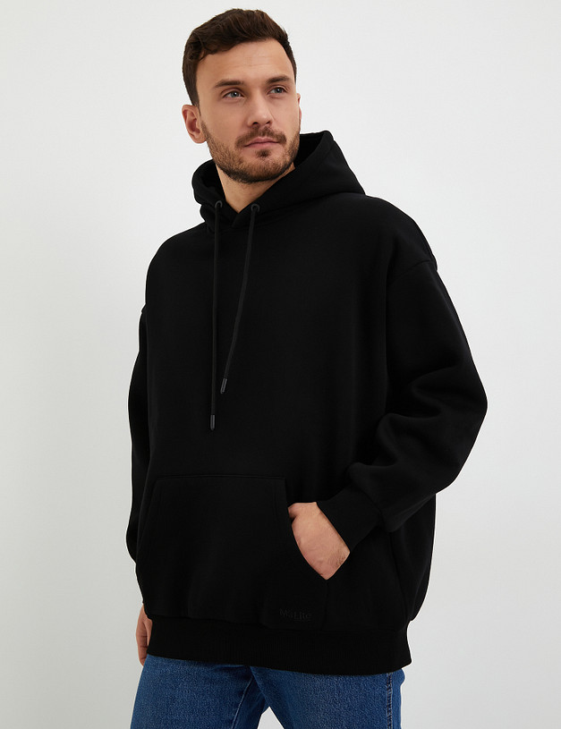 Черное мужское худи MASCOTTE 234-3360-2602 | ракурс 4