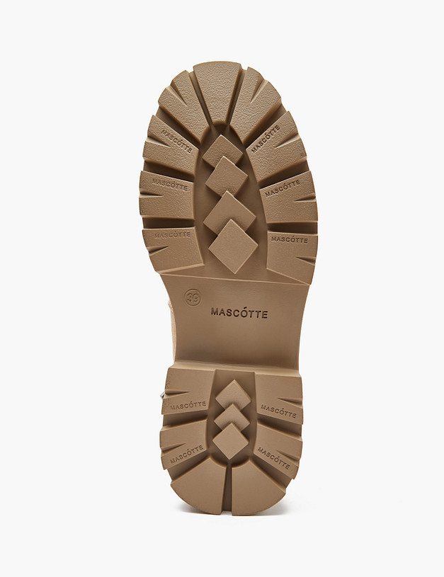 Бежевые женские зимние ботинки MASCOTTE 233-3201736-3671M | ракурс 5