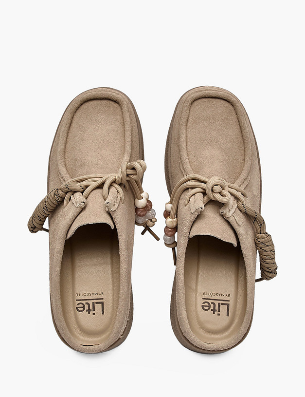 Бежевые женские сабо MASCOTTE 98-611921-0208 | ракурс 4