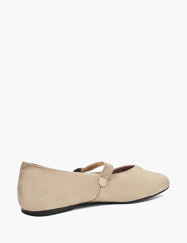 Бежевые женские туфли Мэри Джейн MASCOTTE 233-613711-0608 | ракурс 3