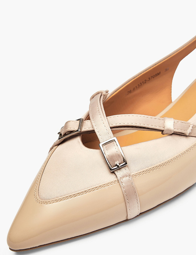 Бежевые женские слингбэки MASCOTTE 126-613312-3705M | ракурс 6