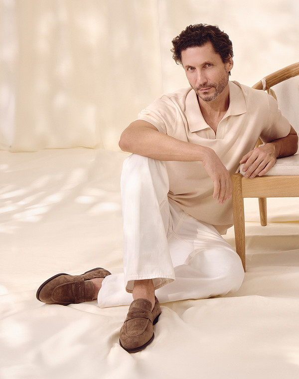 852-6113-2608 Джемпер-поло мужской беж, Mascotte