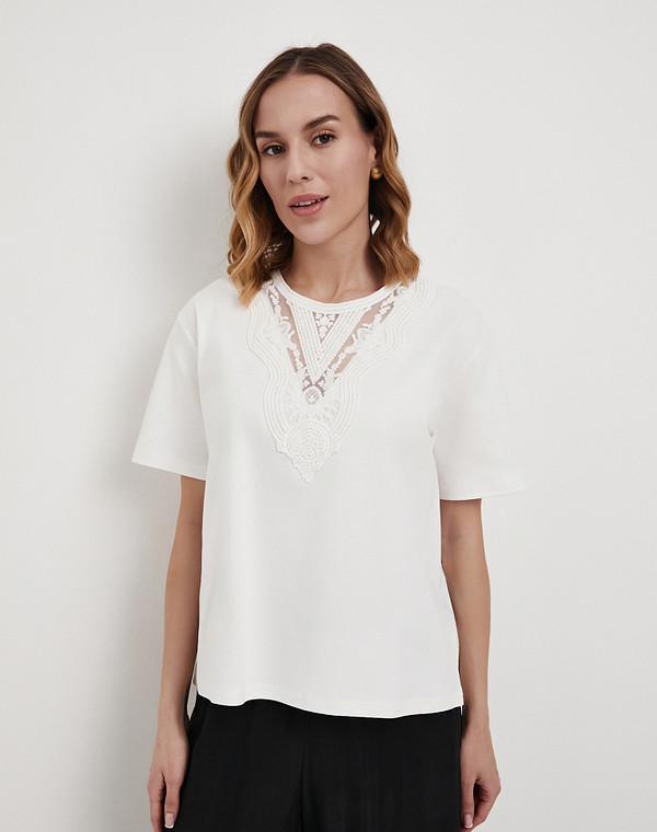 976-6102-2601 Футболка женская молочн, Mascotte