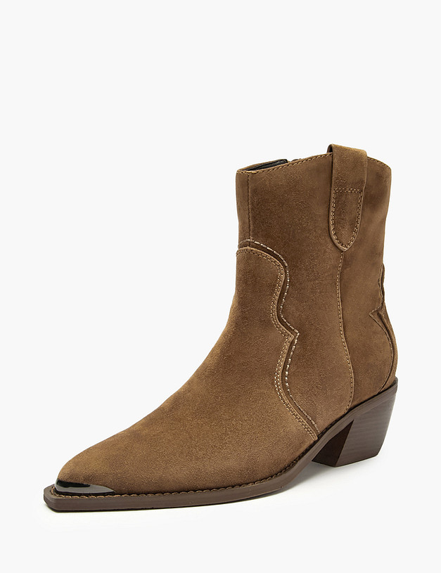 Светло-коричневые женские казаки MASCOTTE 233-520923-0609 | ракурс 2