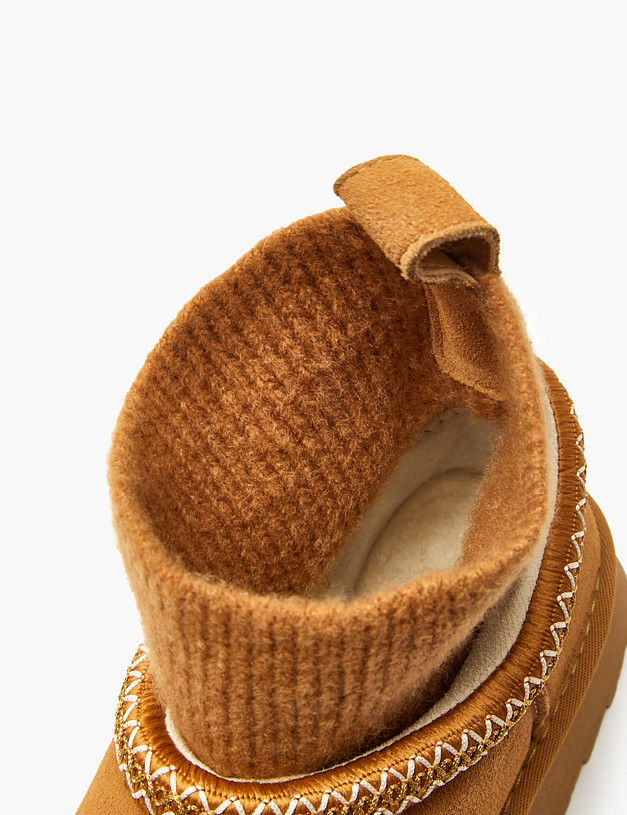 Рыжие женские угги MASCOTTE 234-520552-0208 | ракурс 6