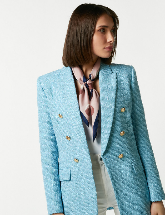 Розовый женский платок MASCOTTE 700-2106-2406 | ракурс 1