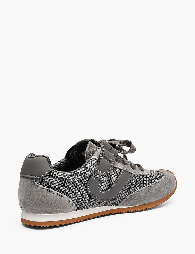 Серые детские кроссовки MASCOTTE 234-616721-0210 | ракурс 3