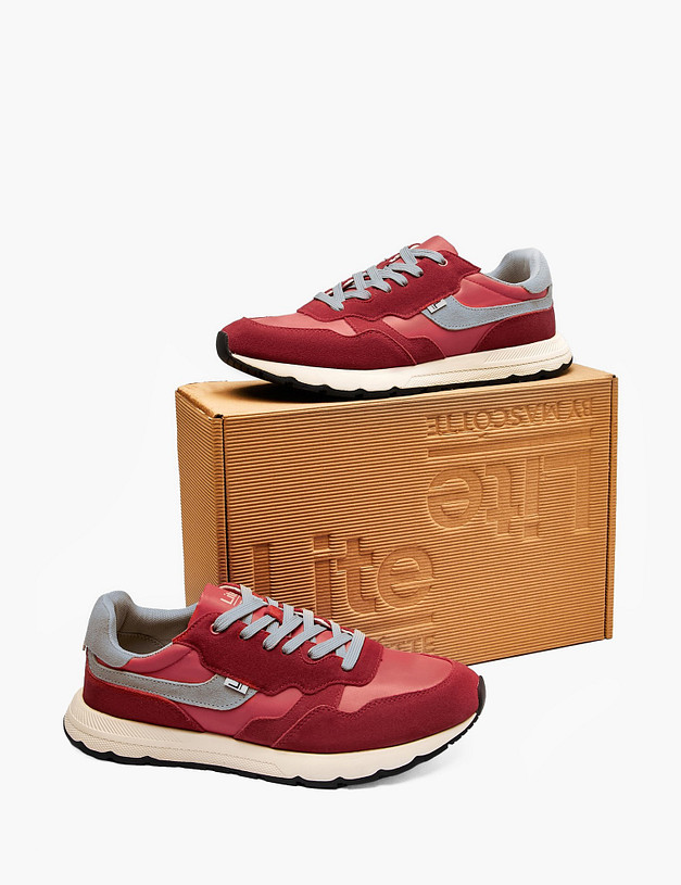 Красные мужские кроссовки MASCOTTE 64-6150822-0205 | ракурс 6