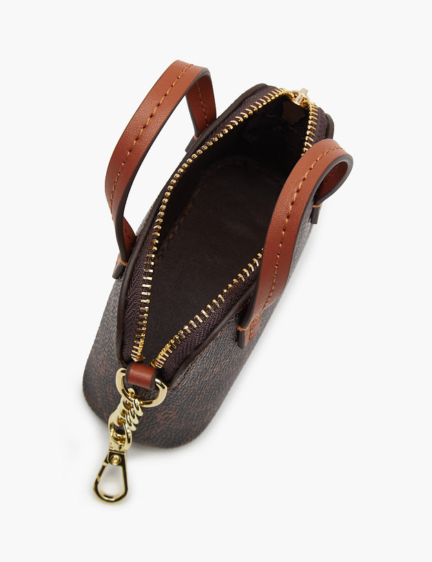 Женский коричневый брелок-ключница MASCOTTE 602-3262-609 | ракурс 4