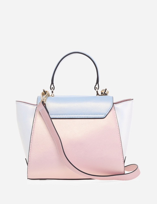 Розовая женская сумка из кожи MASCOTTE 604-0151-106 | ракурс 2