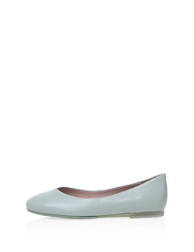 Зеленые женские балетки MASCOTTE 233-010811-3540M | ракурс 1
