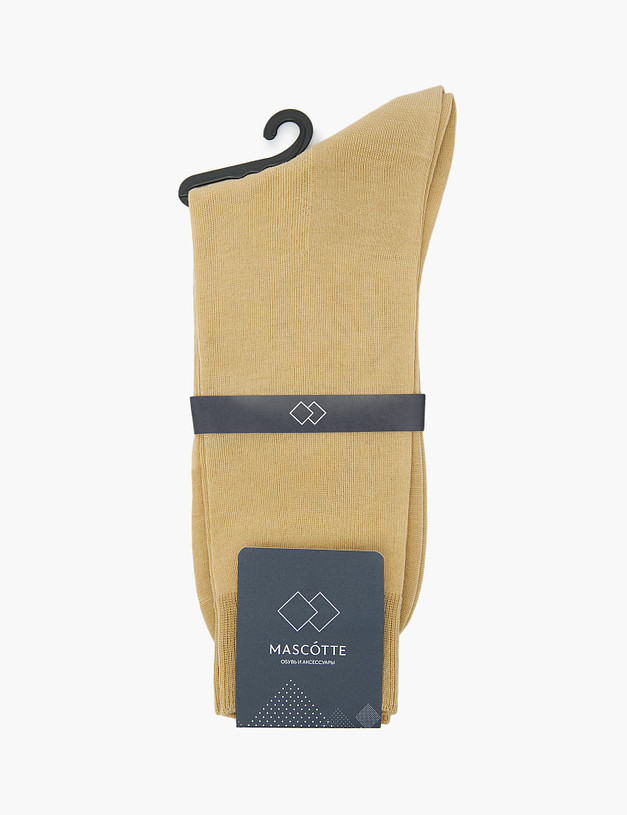 Бежевые мужские носки MASCOTTE M6188-9220 | ракурс 2