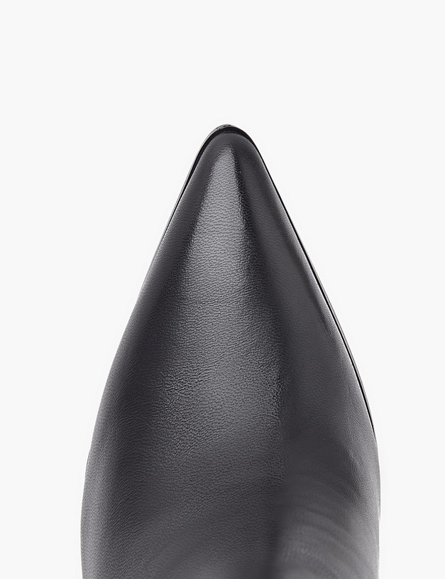 Черные кожаные женские ботфорты MASCOTTE 234-322121-0502 | ракурс 5