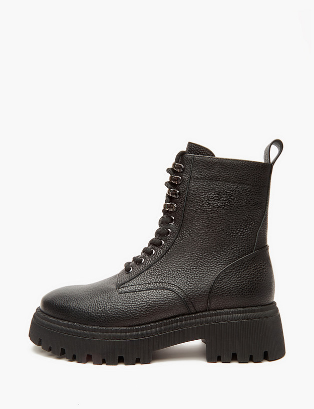 Черные женские зимние ботинки MASCOTTE 233-324031-0102 | ракурс 2