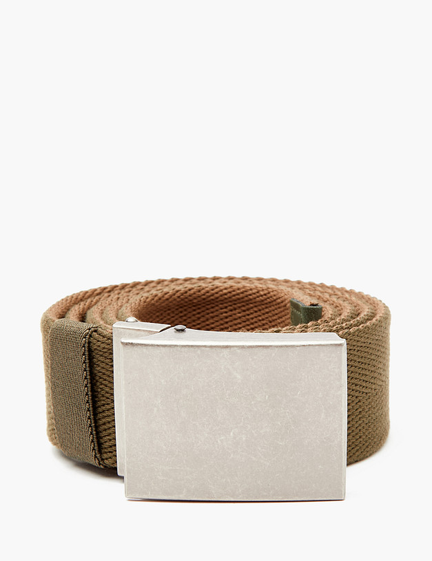 Оливковый текстильный ремень MASCOTTE 701-3215-204 | ракурс 3