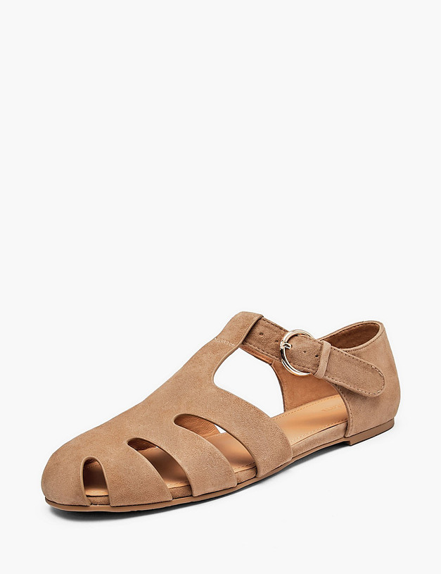 Бежевые женские сандалии MASCOTTE 234-611011-4643M | ракурс 2