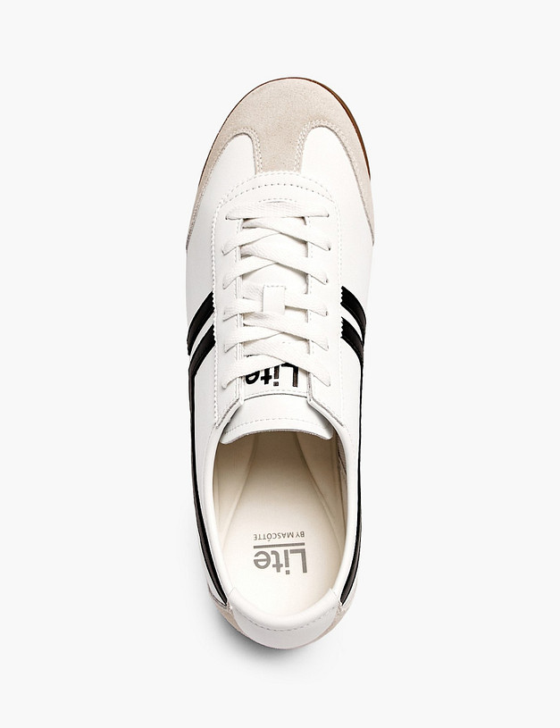 Белые мужские полуботинки MASCOTTE 189-610521-0601 | ракурс 4