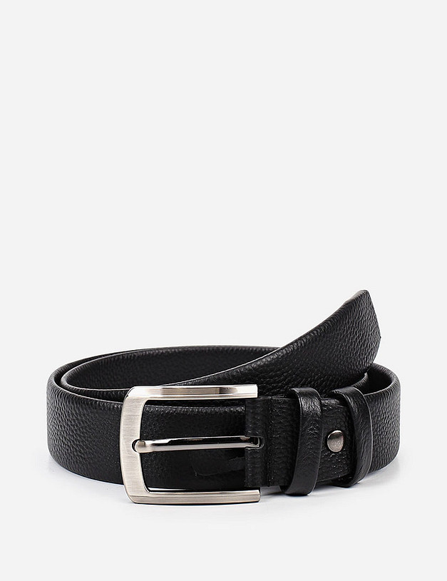 Черный мужской ремень MASCOTTE 727-0240-102 | ракурс 1