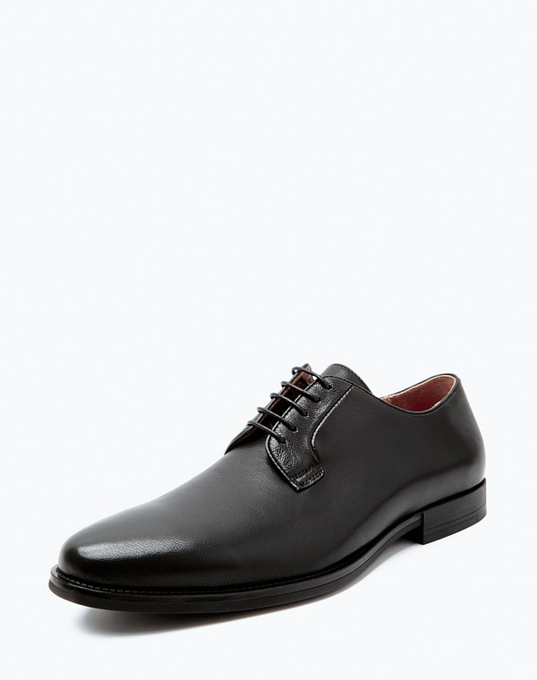 175-4110512-8400M Полуботинки мужские нат.кожа/нат.кожа черн, Mascotte