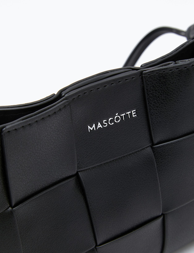 Черная женская сумка MASCOTTE 610-4101-602 | ракурс 6 Черная женская сумка MASCOTTE 610-4101-602 | ракурс 6