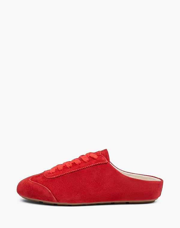 234-610221-0205 Туфли летние женские велюр/текстиль красн, Lite by Mascotte